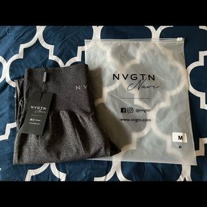 NWT NVGTN Black Speckled Contour Seamless Leggings